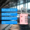 imageFORGE 4Digit TSA Approved Travel Locks  TSA008 Key System Key Duplication Impossible HeavyDuty Combination Padlock for Travel Gym Pelican Case Orange 2 LocksPINK 1 LOCK