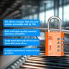 imageFORGE 4Digit TSA Approved Travel Locks  TSA008 Key System Key Duplication Impossible HeavyDuty Combination Padlock for Travel Gym Pelican Case Orange 2 LocksORANGE 2 LOCKS