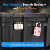 imageFORGE 4Digit TSA Approved Travel Locks  TSA008 Key System Key Duplication Impossible HeavyDuty Combination Padlock for Travel Gym Pelican Case Orange 2 LocksPINK 1 LOCK