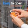 imageFORGE 4Digit TSA Approved Travel Locks  TSA008 Key System Key Duplication Impossible HeavyDuty Combination Padlock for Travel Gym Pelican Case Orange 2 LocksORANGE 2 LOCKS
