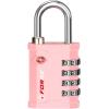 imageFORGE 4Digit TSA Approved Travel Locks  TSA008 Key System Key Duplication Impossible HeavyDuty Combination Padlock for Travel Gym Pelican Case Orange 2 LocksPINK 1 LOCK