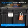 imageFORGE 4Digit TSA Approved Travel Locks  TSA008 Key System Key Duplication Impossible HeavyDuty Combination Padlock for Travel Gym Pelican Case Orange 2 LocksORANGE 2 LOCKS