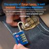 imageForge DualOpening Key or Combination Access Lock TSA Approved Locks for Luggage Pelican case Travel Gym School Stainless Steel Shackle Green 2 PkBlue