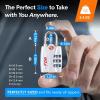 imageForge Luggage Locks TSA Approved 4 Pack 4 Colors Small Combination Lock with Zinc Alloy Body Open Alert Easy Read Dials for Travel Suitcase Bag Backpack LockersAllColors2