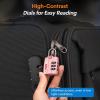 imageForge Luggage Locks TSA Approved 4 Pack 4 Colors Small Combination Lock with Zinc Alloy Body Open Alert Easy Read Dials for Travel Suitcase Bag Backpack LockersPink 2 Pk