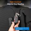 imageForge Luggage Locks TSA Approved 4 Pack 4 Colors Small Combination Lock with Zinc Alloy Body Open Alert Easy Read Dials for Travel Suitcase Bag Backpack LockersBlack 2 PK