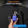 imageForge Luggage Locks TSA Approved 4 Pack 4 Colors Small Combination Lock with Zinc Alloy Body Open Alert Easy Read Dials for Travel Suitcase Bag Backpack LockersBlue 2Pk