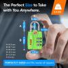 imageForge Luggage Locks TSA Approved 4 Pack 4 Colors Small Combination Lock with Zinc Alloy Body Open Alert Easy Read Dials for Travel Suitcase Bag Backpack LockersALl colors 1