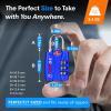 imageForge Luggage Locks TSA Approved 4 Pack 4 Colors Small Combination Lock with Zinc Alloy Body Open Alert Easy Read Dials for Travel Suitcase Bag Backpack LockersBlue 4Pk
