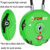 imageForge Quality TSA Approved Luggage Locks for Travel Accessories Suitcase Pelican case Set Your own Combination Zinc Alloy BodyCable Locks Pink 2 LocksGreen 2PK