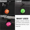 imageForge Quality TSA Approved Luggage Locks for Travel Accessories Suitcase Pelican case Set Your own Combination Zinc Alloy BodyCable Locks Pink 2 LocksPink 2PK