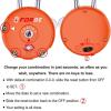 imageForge Quality TSA Approved Luggage Locks for Travel Accessories Suitcase Pelican case Set Your own Combination Zinc Alloy BodyCable Locks Pink 2 LocksOrange 2PK