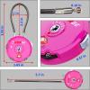 imageForge Quality TSA Approved Luggage Locks for Travel Accessories Suitcase Pelican case Set Your own Combination Zinc Alloy BodyCable Locks Pink 2 LocksPink 2PK