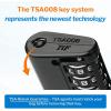 imageForge TSA Approved Luggage Locks 4 Digit Combination TSA Travel Locks with TSA008 Open Alert Indicator Zinc Alloy Body for Luggage Suitcase Backpack and More Black 4 LocksBlack