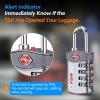 imageForge Travel LockTSA Approved Luggage Locks for Air Travel Gym Lockers School Lockers Pelican Cases Gun Case Easy Read Dials Durable Alloy BodyMulticolor 4 Locks