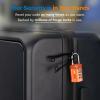 imageForge Travel LockTSA Approved Luggage Locks for Air Travel Gym Lockers School Lockers Pelican Cases Gun Case Easy Read Dials Durable Alloy BodyOrange 4 Pack