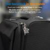 imageTSA Approved Cable Luggage Locks 6 Pack Easy Read Dials with Alloy BodyBlack Single Pack