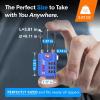 imageTSA Approved Cable Luggage Locks 6 Pack Easy Read Dials with Alloy BodyBlue 4 Pack