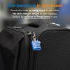 imageTSA Approved Cable Luggage Locks 6 Pack Easy Read Dials with Alloy BodyBlue 4 Pack