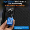 imageTSA Approved Cable Luggage Locks 6 Pack Easy Read Dials with Alloy BodyBlue 4 Pack