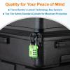 imageTSA Approved Cable Luggage Locks 6 Pack Easy Read Dials with Alloy BodyGreen 2 PK