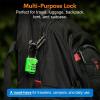 imageTSA Approved Cable Luggage Locks 6 Pack Easy Read Dials with Alloy BodyGreen 4Pk