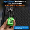 imageTSA Approved Cable Luggage Locks 6 Pack Easy Read Dials with Alloy BodyGreen 4Pk