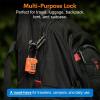 imageTSA Approved Cable Luggage Locks 6 Pack Easy Read Dials with Alloy BodyOrange 2 Pack