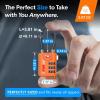 imageTSA Approved Cable Luggage Locks 6 Pack Easy Read Dials with Alloy BodyOrange 4 Pack