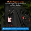 imageTSA Approved Cable Luggage Locks 6 Pack Easy Read Dials with Alloy BodyPink 2 Locks