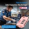 imageTSA Approved Cable Luggage Locks 6 Pack Easy Read Dials with Alloy BodyPink 2 Locks