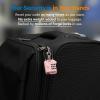 imageTSA Approved Cable Luggage Locks 6 Pack Easy Read Dials with Alloy BodyPink 2 Locks