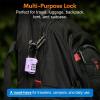 imageTSA Approved Cable Luggage Locks 6 Pack Easy Read Dials with Alloy BodyPurple 4 Pack
