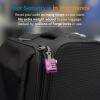 imageTSA Approved Cable Luggage Locks 6 Pack Easy Read Dials with Alloy BodyPurple4PK