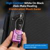 imageTSA Approved Cable Luggage Locks 6 Pack Easy Read Dials with Alloy BodyPurple4PK