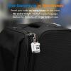imageTSA Approved Cable Luggage Locks 6 Pack Easy Read Dials with Alloy BodyWHITE 2PK