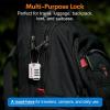 imageTSA Approved Cable Luggage Locks 6 Pack Easy Read Dials with Alloy BodyWHITE 4PK
