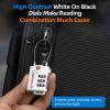 imageTSA Approved Cable Luggage Locks 6 Pack Easy Read Dials with Alloy BodyWHITE 4PK