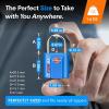 imageTSA Approved Luggage Locks UltraSecure Dimple Key Travel Locks with Zinc Alloy Body4 Colors 4 Pack