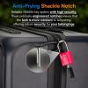 imageTSA Approved Luggage Locks UltraSecure Dimple Key Travel Locks with Zinc Alloy Body4 Colors 4 Pack