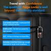 imageTSA Approved Luggage Locks UltraSecure Dimple Key Travel Locks with Zinc Alloy BodyBlack 2 Pack
