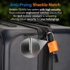 imageTSA Approved Luggage Locks UltraSecure Dimple Key Travel Locks with Zinc Alloy BodyOrange 4 Pack