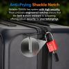 imageTSA Approved Luggage Locks UltraSecure Dimple Key Travel Locks with Zinc Alloy BodyRed 2 Pack