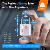 imageTSA Approved Luggage Locks UltraSecure Dimple Key Travel Locks with Zinc Alloy BodySilver 2 Pack