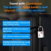 imageTSA Approved Luggage Locks UltraSecure Dimple Key Travel Locks with Zinc Alloy BodySilver 2 Pack