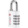 imageFORGE 4Digit TSA Approved Travel Locks  TSA008 Key System Key Duplication Impossible HeavyDuty Combination Padlock for Travel Gym Pelican Case Orange 2 LocksWHITE 1 LOCK