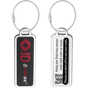 imageForge Lost and Found Luggage Tags Global Luggage Tracking Tag WorldTracer Compatible Travel Sentry Powered Baggage ID System for Luggage Bags Suitcases and More Black 2 PKBlack 2 PK Small
